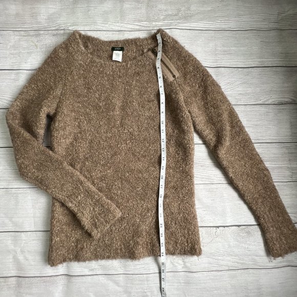 Camel J.Crew Side Zip Sweater - Picture 6 of 6